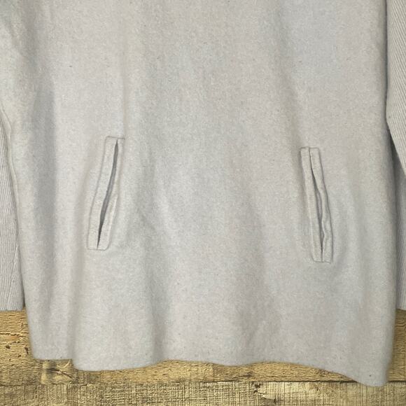 Mila Owen Wool Cashmere Turtleneck Sweater Pocket Lavender Purple Size Small - Picture 3 of 9